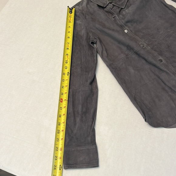 SUEDE CURRENT/ELLIOT - THE CLEAN PERFECT SHIRT SIZE 1=SMALL - Picture 15 of 16